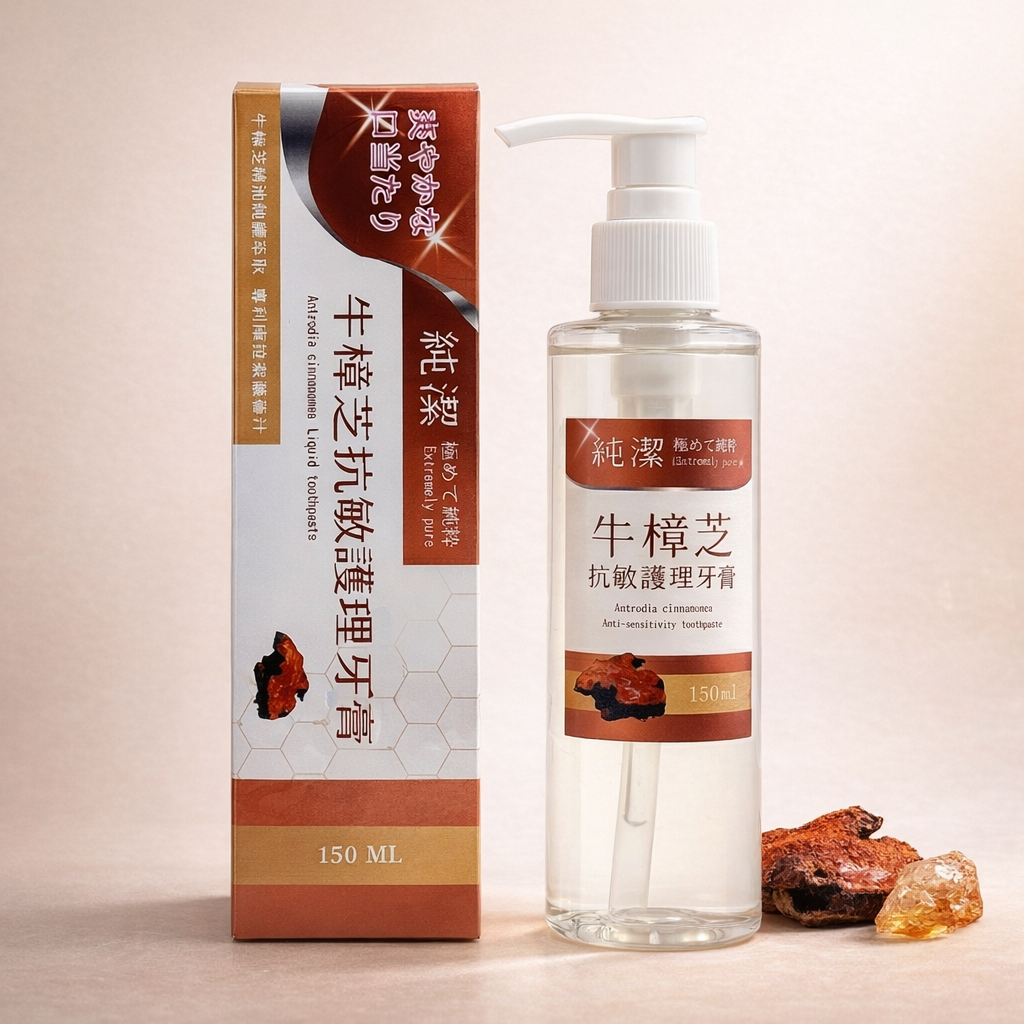 牛樟芝抗敏護理牙膏｜為敏感牙齒而生的天然修復型牙膏｜150ml
